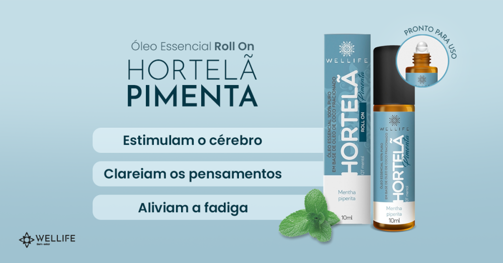 Indicação de uso de óleo essencial de hortelã-pimenta / peppermint / mentha piperita no melasma