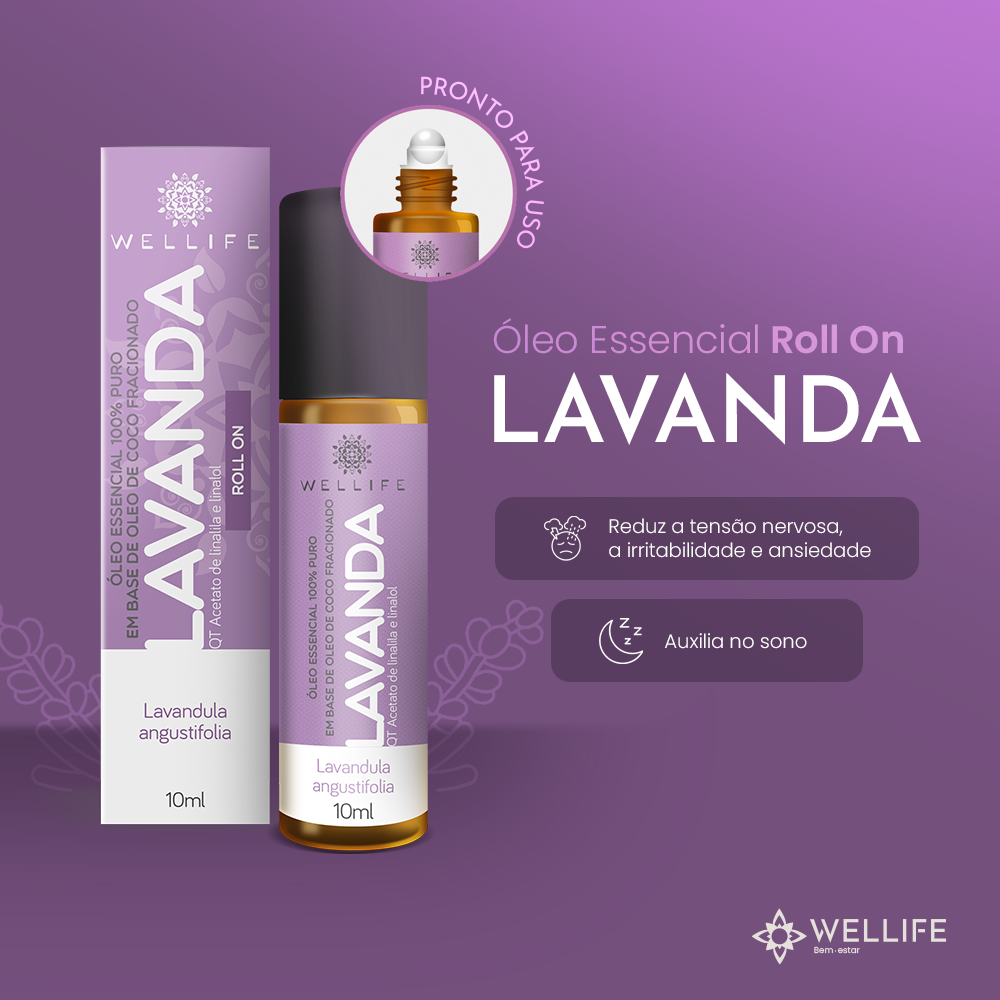 Calmante natural - Óleo Essencial Lavanda Roll-on