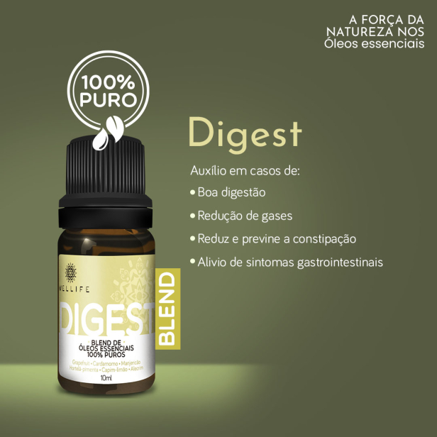 Blend Digest - Alívio dos sintomas de má digestão, inchaço abdominal e refluxo