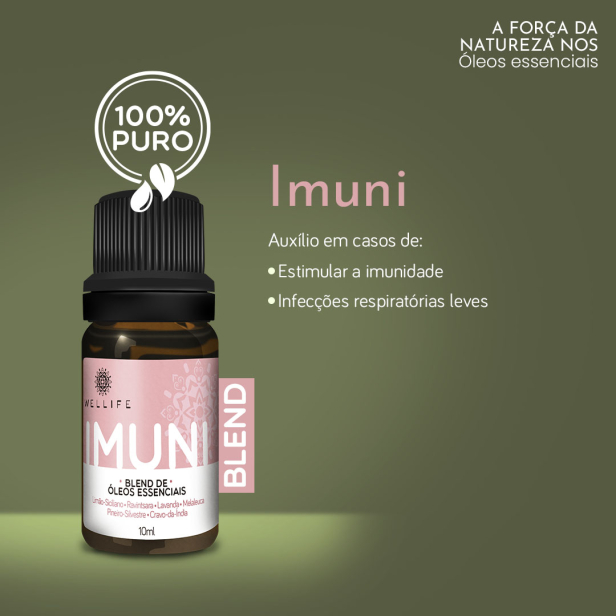 Óleo essencial de cravo no Blend Imuni Wellife