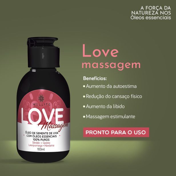 Óleo Essencial Estimular a Libido Massagem