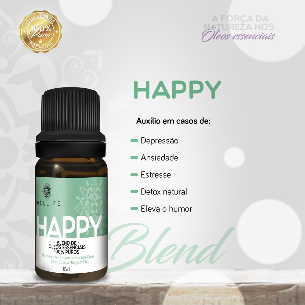 Óleo essencial Blend Happy para o humor