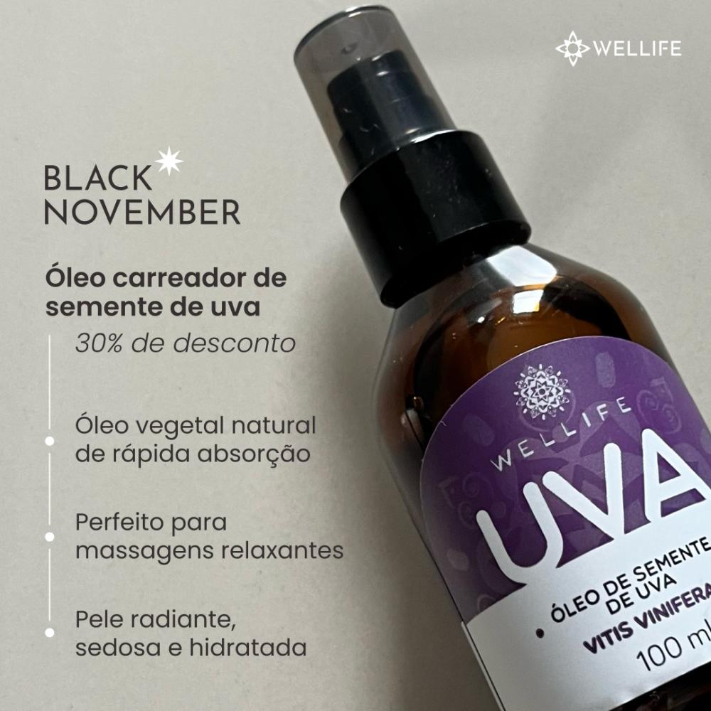 Óleo de Semente de Uva Black Friday
