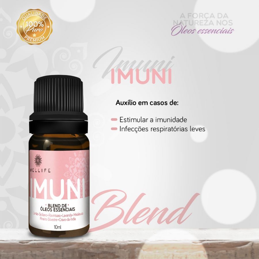 Óleo Essencial Blend Imuni | Estimula a Imunidade | Wellife