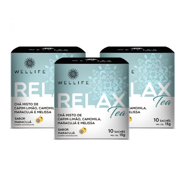 Combo 3 Wellife Chá Relax