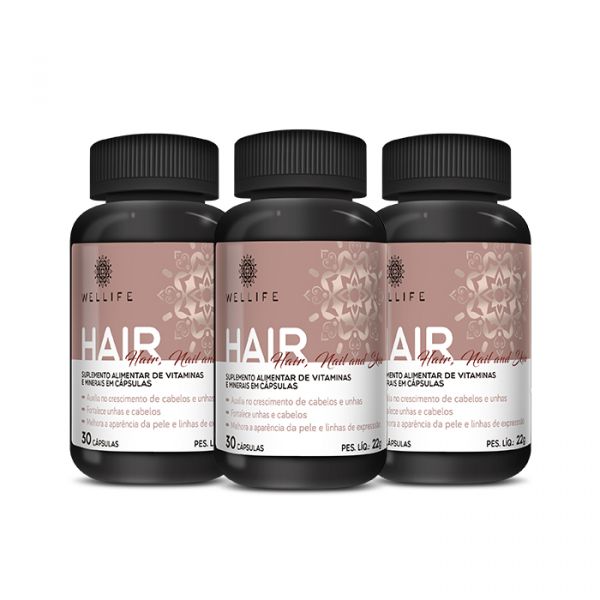 Combo 3 Wellife Hair, Nail and Skin 