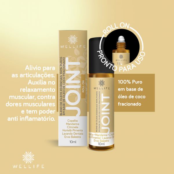 Wellife Óleo Essencial Blend Roll on Joint 10 ml