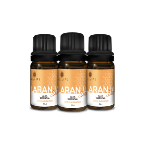 Combo Wellife 3 Óleos Essenciais de Laranja Doce
