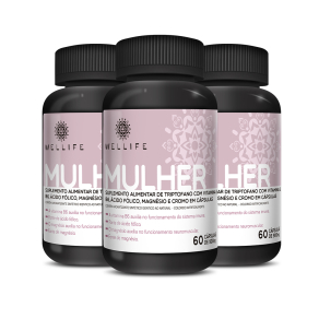 Combo Wellife MULHER TPM - 3 unidades suplemento