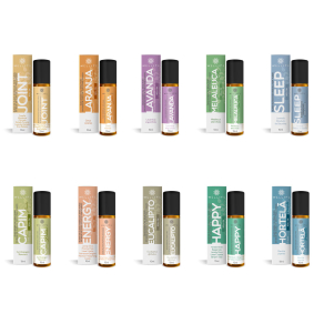 Combo 10 Óleos Essenciais Roll On 10ml