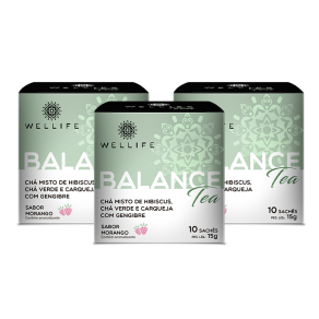 Combo Wellife 3 Chás Balance

Chá Misto de Hibiscus, Chá Verde e Carqueja com Gengibre

Sabor Morango

10 Sachês - 15g