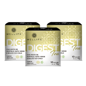 Combo Wellife 3 Chás Digest

Chá Misto de Hortelã, Mate Verde e Boldo-Do-Chile

Sabor Abacaxi

10 Sachés - 15g