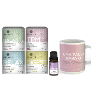 Combo Meu Momento

Contém 1 Caneca + 4 Chás + 1 Óleos Essencial

1 Caneca (Uma Pausa para o Meu Momento)
4 Chás (1Balance 10 sachês + 1 Relax 10 sachês + 1 Digest 10 sachês + Tpm 10 sachês
1 Óleo Essencial de Lavanda 10ml

