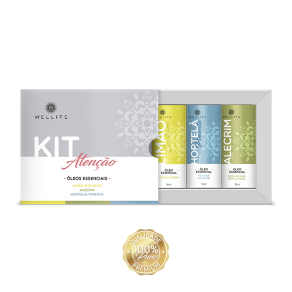 Kit de &Oacute;leos Essenciais Aten&ccedil;&atilde;o

Cont&eacute;m 1 Caixa Cinza + &Oacute;leos Essenciais

1 Caixa Aveludada Cinza
1 &Oacute;leo Essencial de Lim&atilde;o Siciliano
1 &Oacute;leo Essencial de Alecrim
1 &Oacute;leo Essencial de Hortel&atilde; Pimenta

