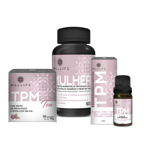 Combo Wellife TPM Max (Suplemento + Chá + Óleo Essencial)
