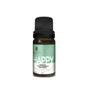 Wellife Happy

Blend de &Oacute;leos Essenciais 100% Puros

-Hortel&atilde;-Verde
-Bergamota
-Laranja-Doce
-Lisea Cubeba
-Benjoim Si&atilde;o