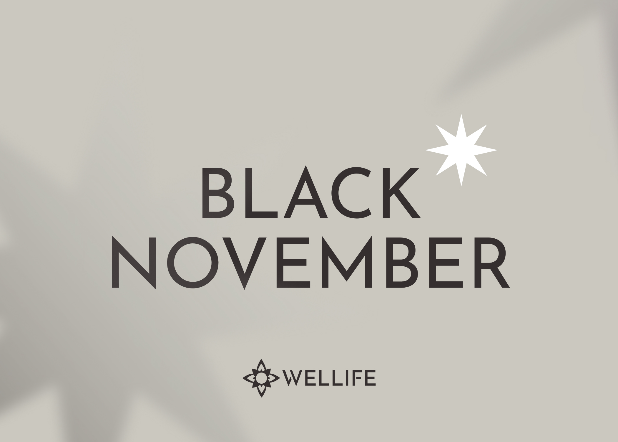 Black November Wellife: promoções imperdíveis o mês inteiro!