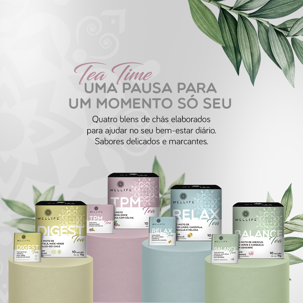 Conheça a linha de chás funcionais da Wellife