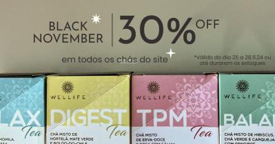 Black November: última semana! Conheça os benefícios dos Chás Wellife e aproveite a promoção!
