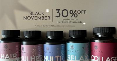 Black November Wellife: suplementos vitamínicos e colágeno em oferta!